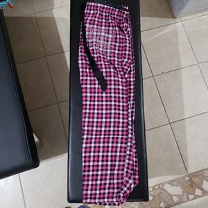 Pink pajama pants